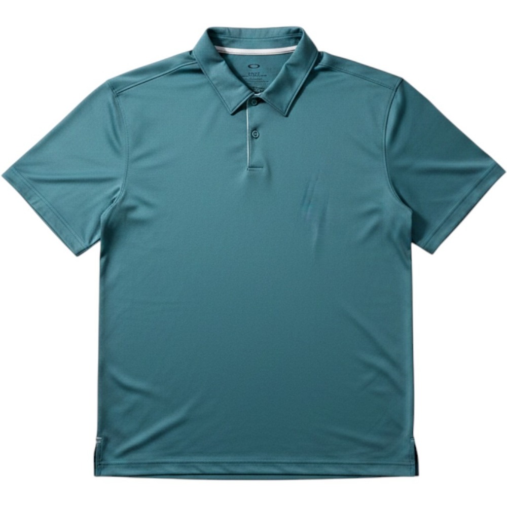 Oakley Mens Tailored Fit Performance Golf Polo Shirt Teal Blue XXL RN96548